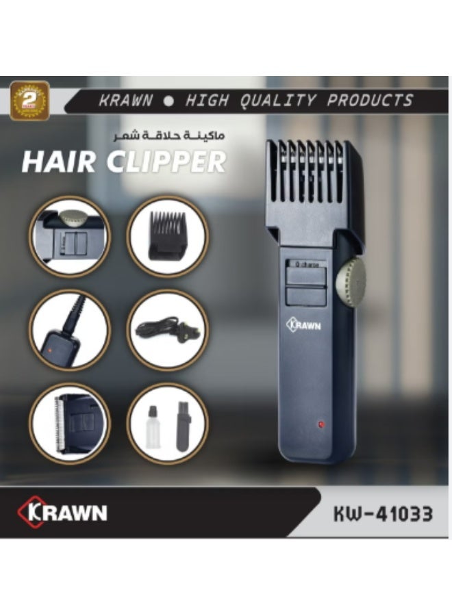 KRAWN Professional Adjustable Electric Hair Clipper for Smooth & Precise Grooming - Image 1